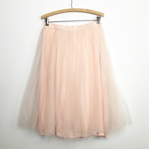 FOREVER 21 blush pink mesh skirt - Picture 11 of 12